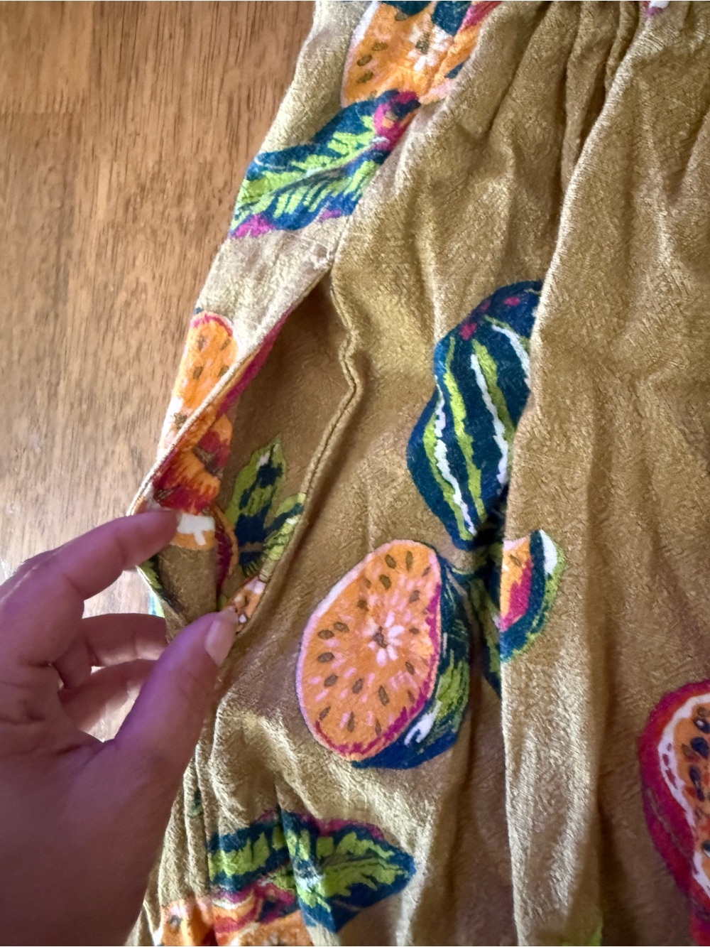 The Odells Strapless Isla Tropical halter Jumpsuit size Medium Linen blend - Picture 12 of 16